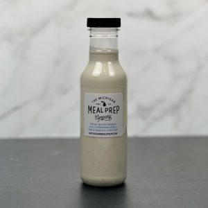 Image of Michigan Meal Prep's homemade Caesar Dressing.