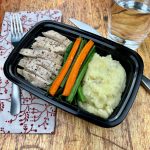 Image of Garlic Salt and Pepper Chicken, Green Beans and Garlic Mashed Potatoes